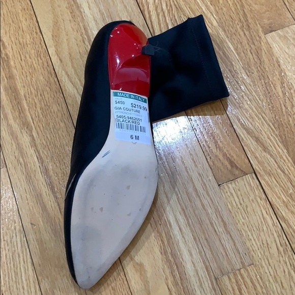 Black sock boots made in Italy - Picture 3 of 5